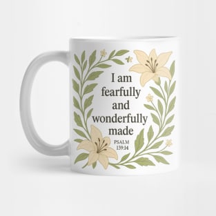 I am Fearfully and Wonderfully Made - Psalm 139:14 Mug